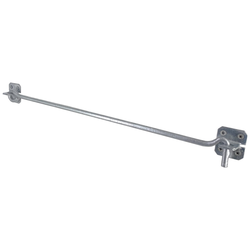 Irontite Extra Long Cabin Hook 600Mm (24"), Gate Hook And Eye Latch Lock, Heavy Duty Door Hook And Eye Latch Known As Cabin Hooks For Doors. Ideally 5060848550827
