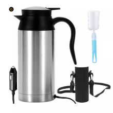 Sähköauton vedenkeitin 750ml 12v vesi auto pakettiauto kuorma-auto matkailu retkeily ulkoilu 120w
