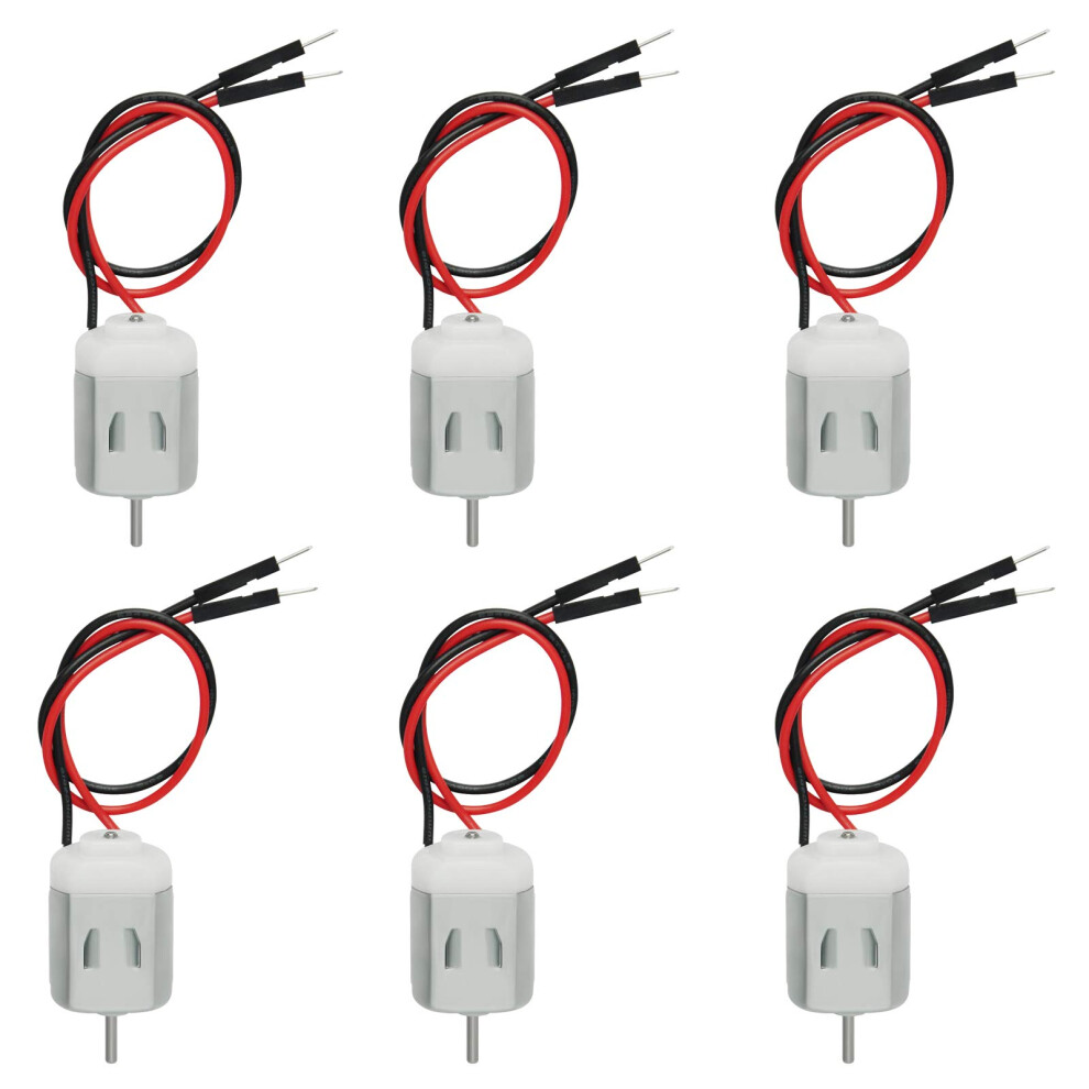 1.5V-6V Type 130 Miniature Dc Motors For Arduino Hobby Projects Diy (Case Pack Of 6) Ek1450 8002124226238