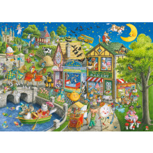 Mother Gooseville 1000 Piece Jigsaw Puzzle for Adults and Kids Age 12 Years Up
