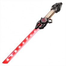 Sabre de luz de dois gumes com roda de dedo, 6 cores RGB e 30 efeitos sonoros para crianças e adultos, dramatização e luta