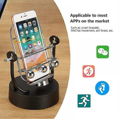 Pedômetro automático para celular, aparelho de passo com balanço e alimentado por dispositivo USB 1