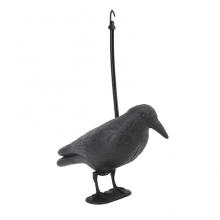 Crow Decoy -jousiammuntamaali PE 3D -seisova varispatsas, realistinen harjoitusjousihoukutin ulkoammuntaan, metsästykseen, puutarhakoristeisiin