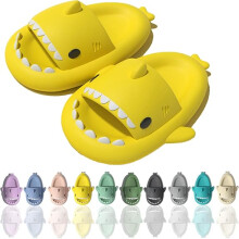 shark slippers,Comfortable Summer Cartoon Shark Flip Flops,Thick Sole Non-Slip Beach Flip Flops,Fun Quick Drying Pool Sandals