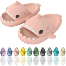shark slippers,Comfortable Summer Cartoon Shark Flip Flops,Thick Sole Non-Slip Beach Flip Flops,Fun Quick Drying Pool Sandals