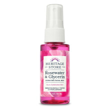 Heritage Store, Rosenwasser & Glycerin, Hydratierendes Gesichtsspray, 2 fl oz (59 ml)