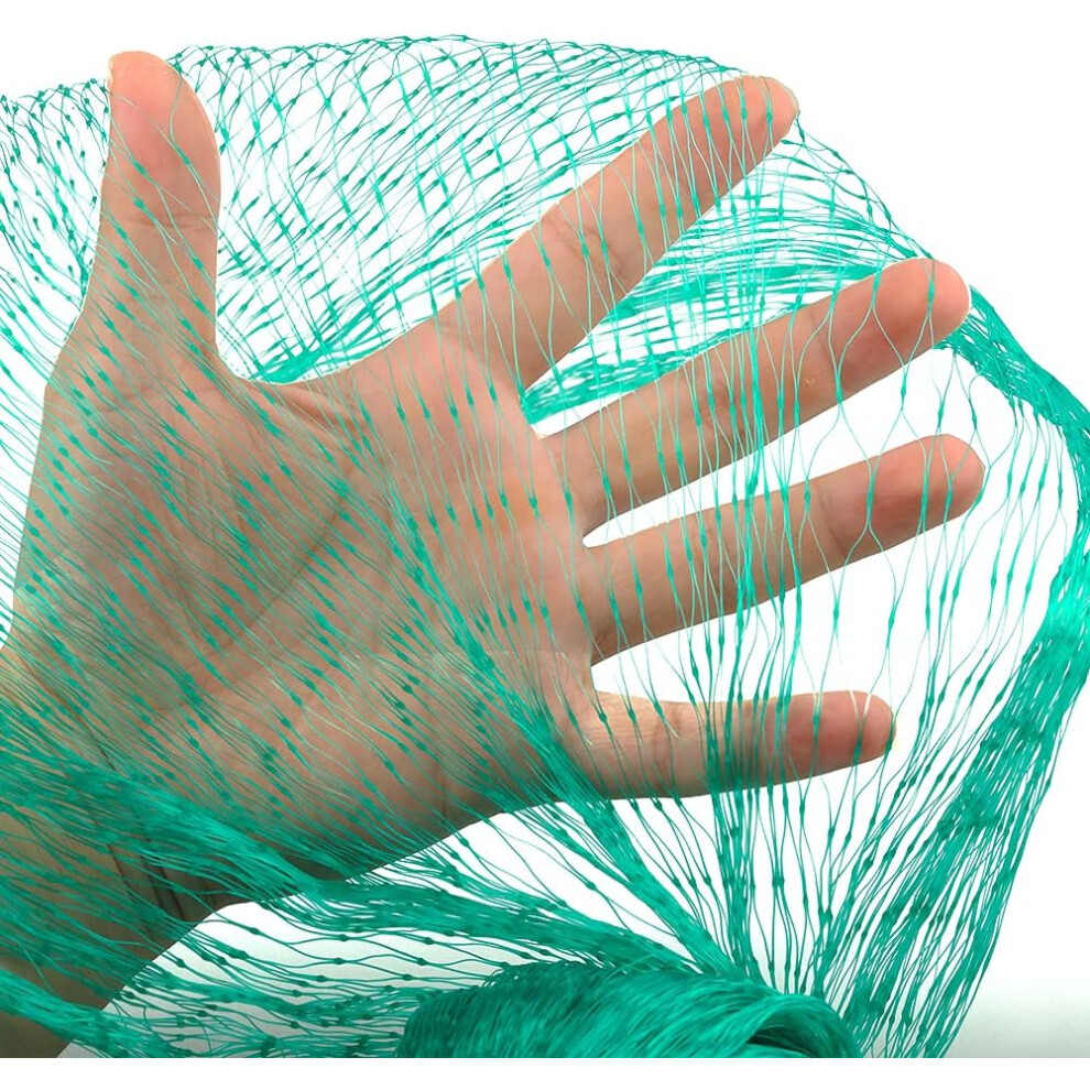 4 x 10 m Green Garden Netting, Anti-Bird Netting to Protect Fruit Trees, Vegetables, Flowers, Crops, Peas and Beans, 15 x 15 mm Fine Mesh-image-OPC-PH8Q79C-NEW