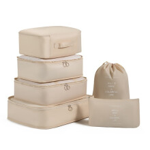 6 Piece Foldable Travel Bag Large Capacity Luggage Bag Multi-functional Waterproof Clothes Storage Bag