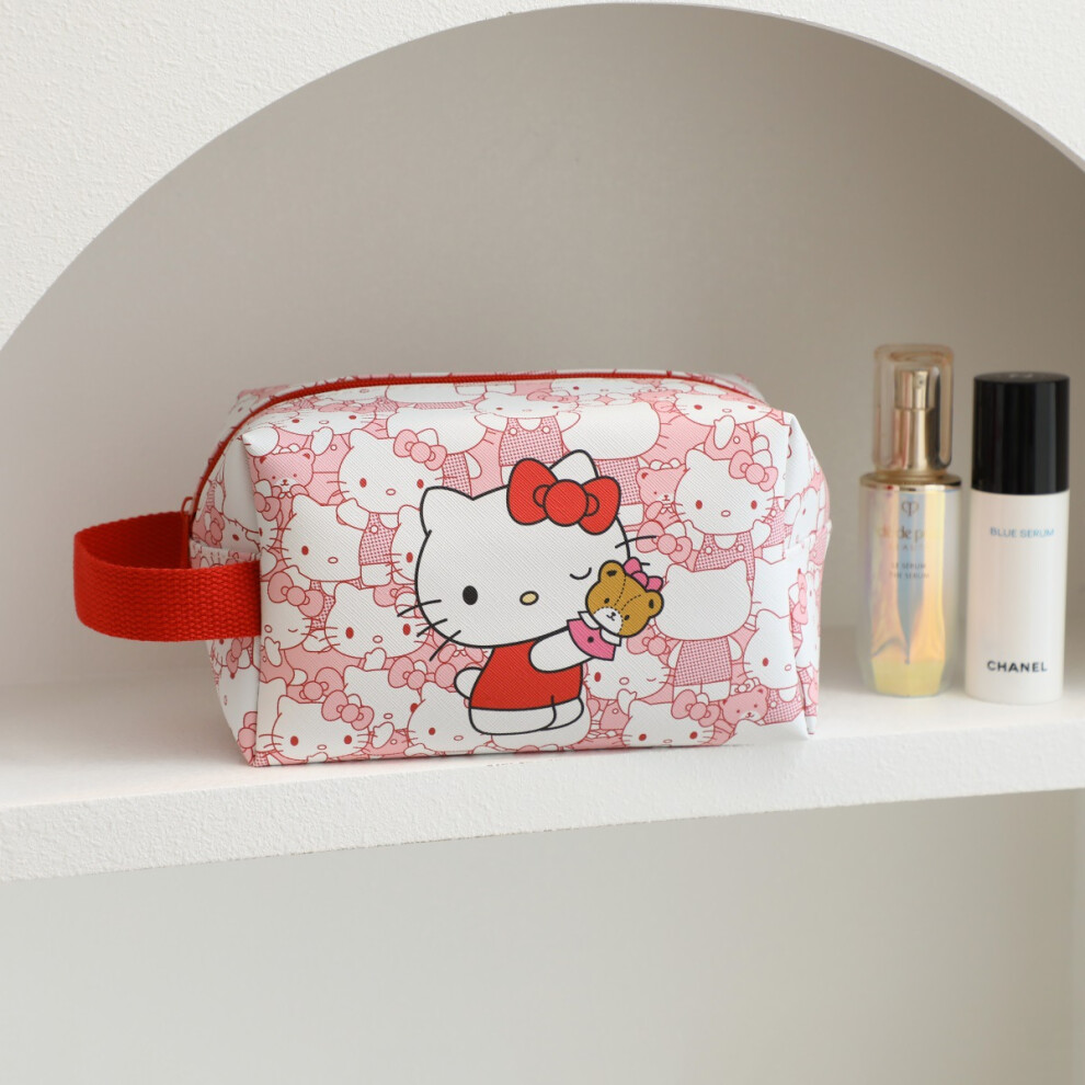 Lifeasy Cartoon Cute Cosmetic Bag Cosmetic Bag Large Capacity Toiletries Travel Storage Bag With Handle Suitable For Student Storage