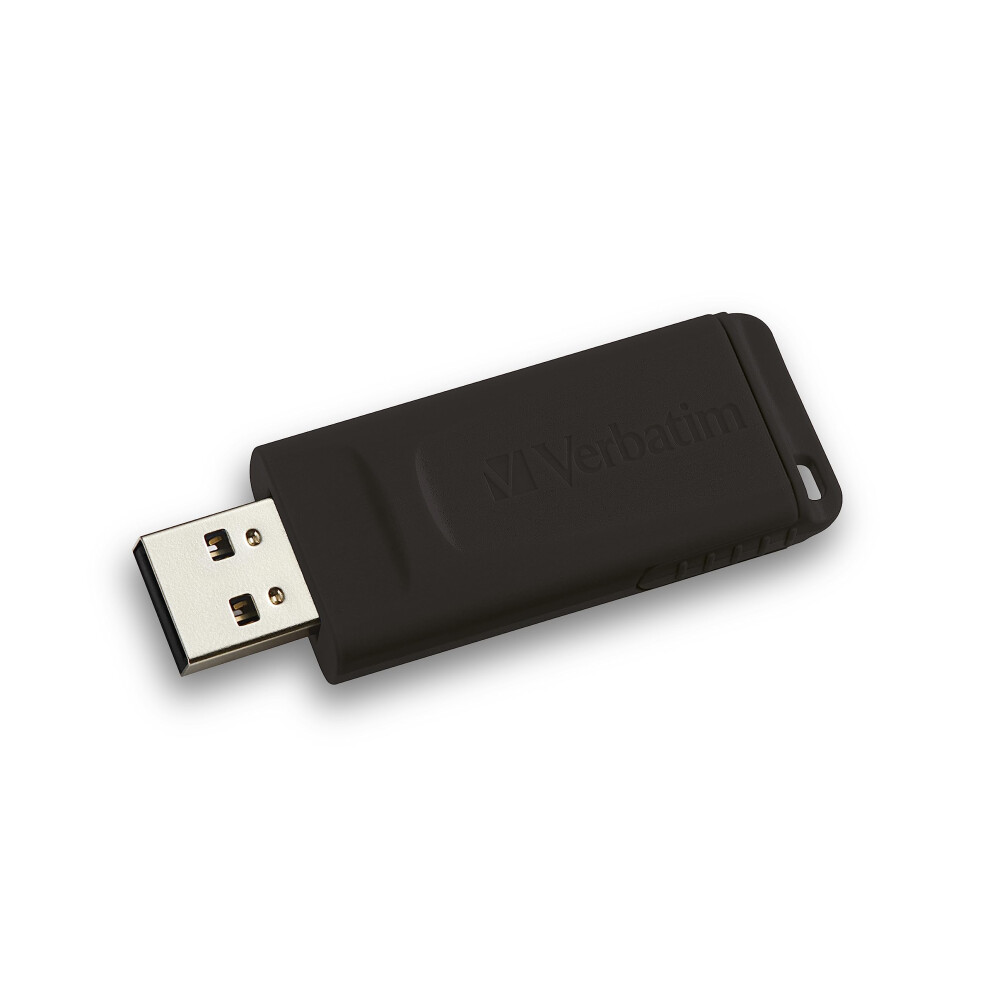 Photos - USB Flash Drive Verbatim 98697 32 GB Slider USB Drive - Black,201946 