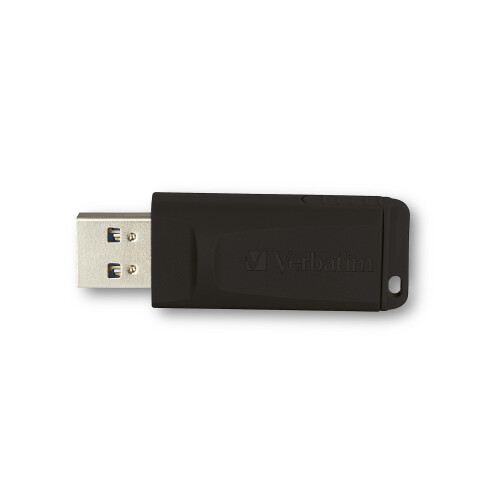 Verbatim 98697 32 GB Slider USB Drive - Black,201946 2