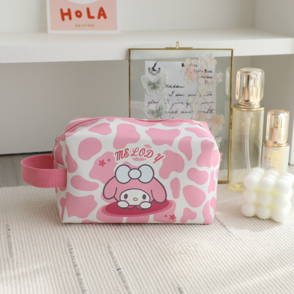 Lifeasy Cartoon Cute Cosmetic Bag Cosmetic Bag Large Capacity Toiletries Travel Storage Bag With Handle Suitable For Student Storage