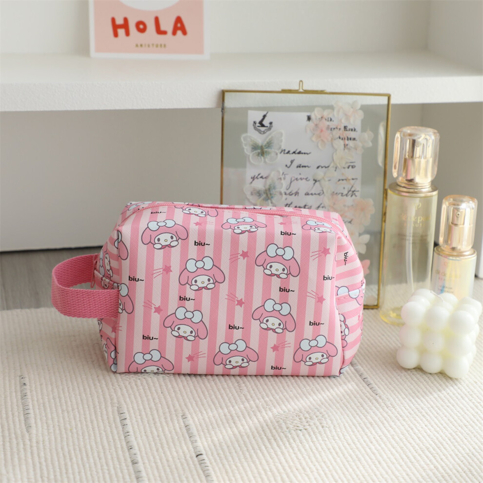 Lifeasy Cartoon Cute Cosmetic Bag Cosmetic Bag Large Capacity Toiletries Travel Storage Bag With Handle Suitable For Student Storage