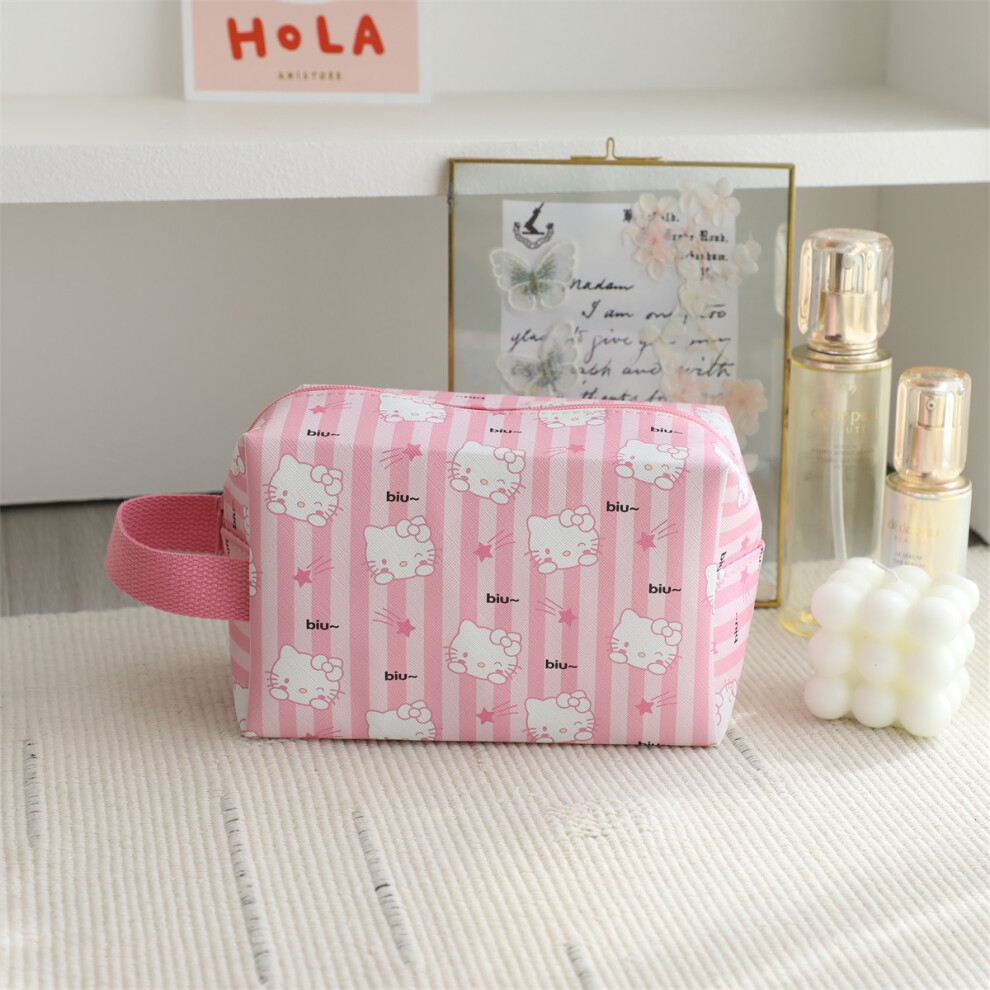 Lifeasy Cartoon Cute Cosmetic Bag Cosmetic Bag Large Capacity Toiletries Travel Storage Bag With Handle Suitable For Student Storage