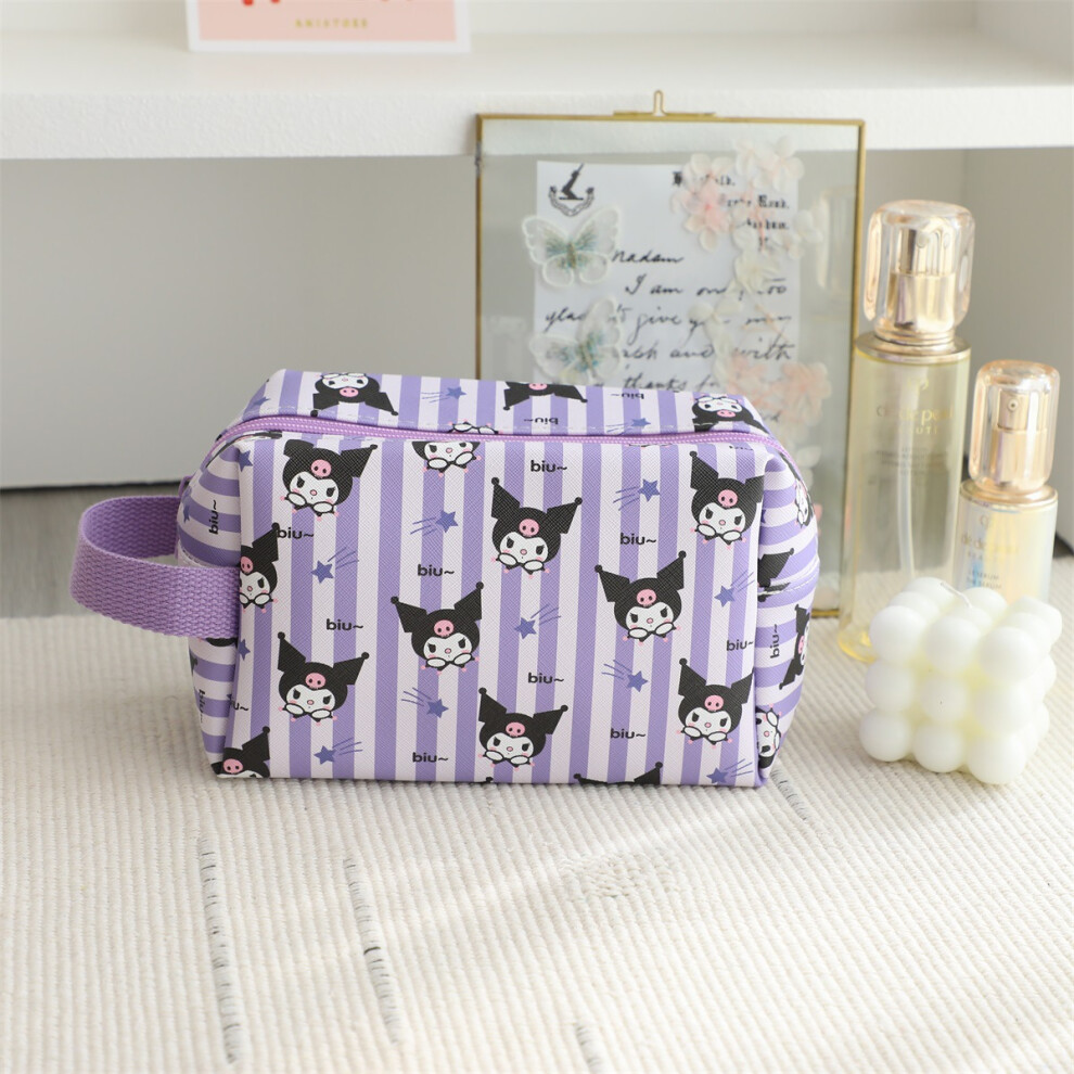 Lifeasy Cartoon Cute Cosmetic Bag Cosmetic Bag Large Capacity Toiletries Travel Storage Bag With Handle Suitable For Student Storage