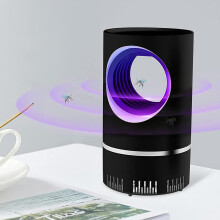 Premium Mosquito Killer, Mosquito Killer, Fly Killer, Waterproof, Silent Vacuum Cleaner with USB Power for Indoor and Outdoor (black)