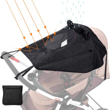 Sun Shade, Black for Baby Stroller, Sun Protection Pram for Stroller Car, Anti UV UPF50+ Sun Shade for Stroller