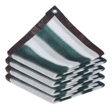Dark green and white perforated shade net garden awning fabric easy to hang UV protection breathable sunscreen pergola garden