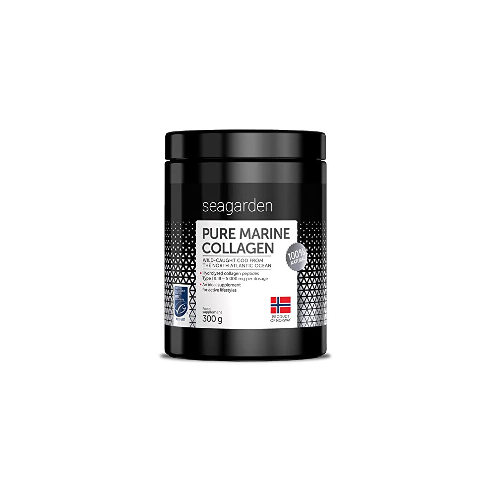Seagarden Pure Marine Collagen Powder - 5000Mg - Hydrolyzed Collagen Type 1 Ã¢Â