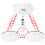 CPVAN Wireless Interlinked Smoke and Heat Alarm Scotland Bundle with 10-year 1