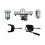 NTY LOCK CYLINDER SET FOR FORD MONDEO III 2000-2007 3