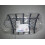 Fireplace Grate, Angular, Steel, Andiron, Gridiron, Solid & Sturdy, Log Grate With Feet, 16x58x28 cm, Black 9