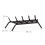 Fireplace Grate, Angular, Steel, Andiron, Gridiron, Solid & Sturdy, Log Grate With Feet, 16x58x28 cm, Black 4