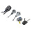 NTY LOCK CYLINDER SET FOR HYUNDAI I20 08- 4