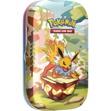 Pokemon TCG: Scarlet & Violet - Mini Tin Evoluzioni Prismatiche - Jolteon (2 Booster Pack e 1 Moneta)