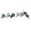NTY LOCK CYLINDER SET FOR RENAULT KANGOO 97- 2