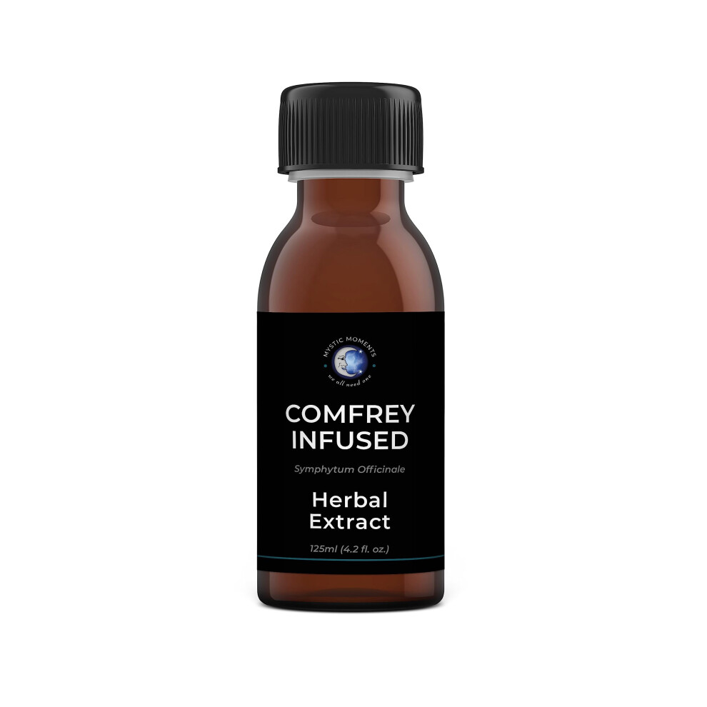 Mystic Moments | Comfrey Infused Herbal Oil | Symphytum Officinale | Skin Cell Regeneration & Injury Support | Natural Herbal Remedy For Eczema, Scars & Muscle