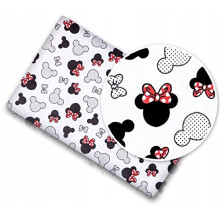 120x60cm Fitted Sheet 100% Cotton for Baby Cot Mouse
