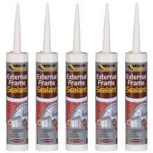 5 X EXTBR 310ml External Frame Acrylic Sealant - Brown