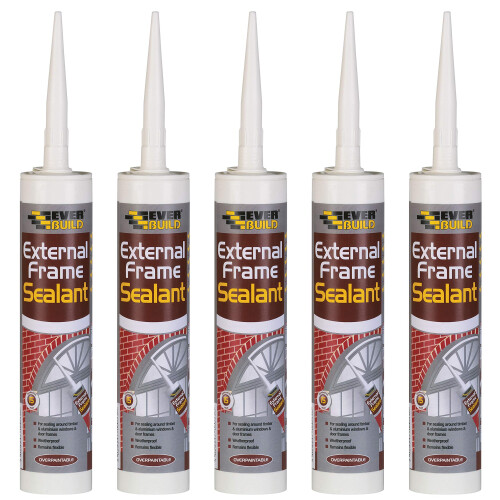 Everbuild 5 X EXTBR 310ml External Frame Acrylic Sealant - Brown