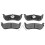 NTY ALPHA BRAKES BRAKE PADS REAR For CHRYSLER PACIFICA 04- 2