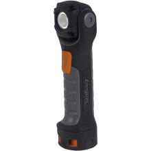 Hardcase Professional LED Torch, Compact, Water and Impact Resistant, 170 Pivoting Light, Pocket-sized, 300 Lumens, Batteries Included