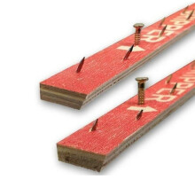 Premium Carpet Gripper Rods - (40ft / 12metres) For Concrete or Wood Floors or Stairs - Dual Purpose - Gripper Strips For Underlay/Flooring - Easy DIY