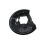 NTY DISC BRAKE DUST SHIELD For MERCEDES E-KLASA 09- /REAR, RIGHT/ 1