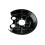 NTY DISC BRAKE DUST SHIELD For OPEL VECTRA C /REAR, LEFT/ 2