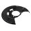NTY DISC BRAKE DUST SHIELD For OPEL ASTRA J 09- /FRONT, RIGHT/ 1