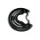 NTY DISC BRAKE DUST SHIELD FOR RENAULT TRAFIC 01- OPEL VIVARO 01- 1