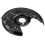 NTY DISC BRAKE DUST SHIELD REAR LEFT FOR VW GOLF 13- AUDI A3 12- 1