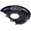 NTY DISC BRAKE DUST SHIELD For VW CADDY -93 /FRONT L/R/ 2