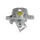 NTY BRAKE CALIPER REAR For JAGUAR S-TYPE 06.2002- /LEFT/ 2
