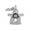 NTY BRAKE CALIPER REAR For KIA CEE'D 12-, PRO CEE'D 13- /RIGHT/ 1