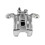 NTY BRAKE CALIPER REAR For NISSAN PATHFINDER 05- /RIGHT 2