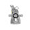 NTY BRAKE CALIPER REAR For OPEL CORSA E 14-, ADAM 12- /RIGHT/ 1