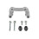 NTY BRAKE CALIPER BRACKET LEFT FOR RENAULT MEGANE II/III 2002- 4