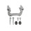 NTY BRAKE CALIPER BRACKET FOR RENAULT MEGANE II III 02- 2