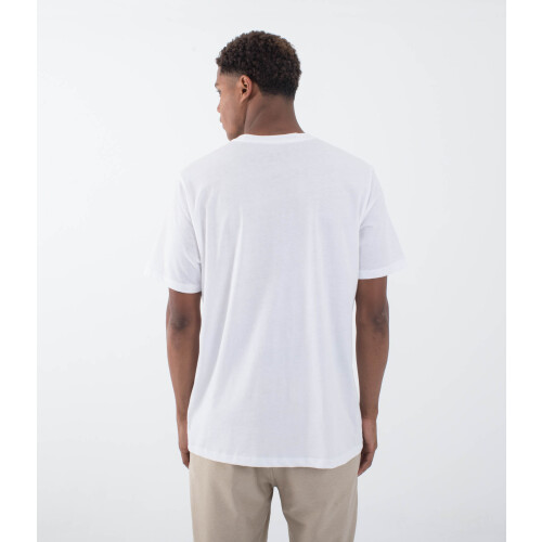 T-shirt Hurley manches courtes, col rond, Divide, blanc 2